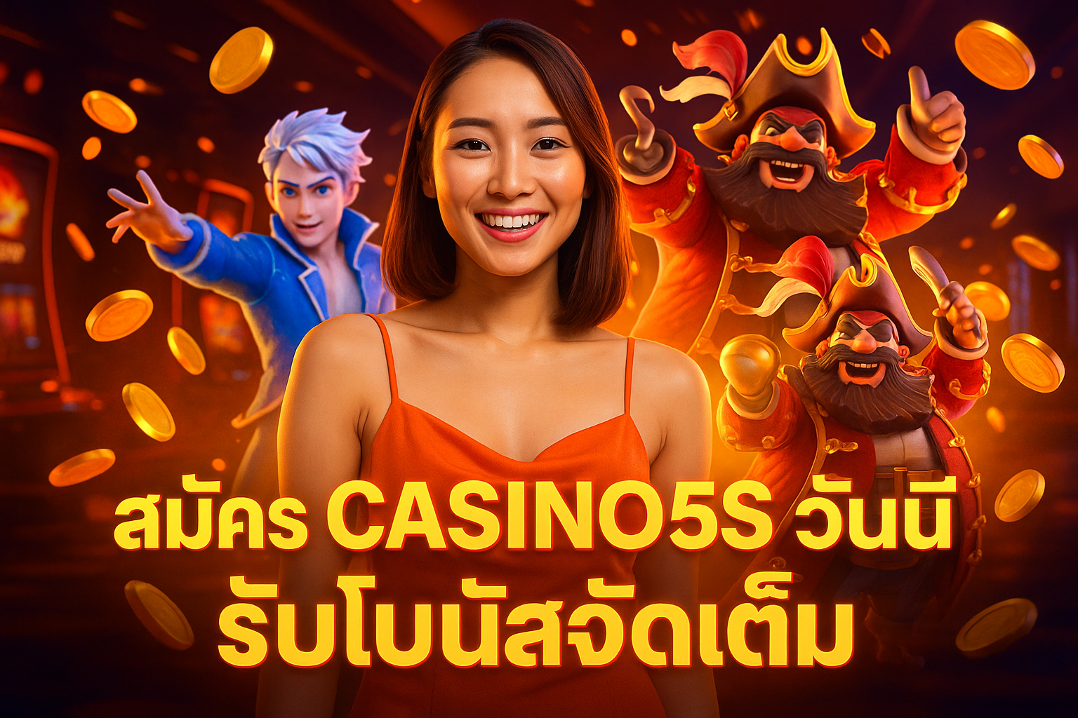 สมัคร CASINO5S วันนี้ รับโบนัสจัดเต็ม